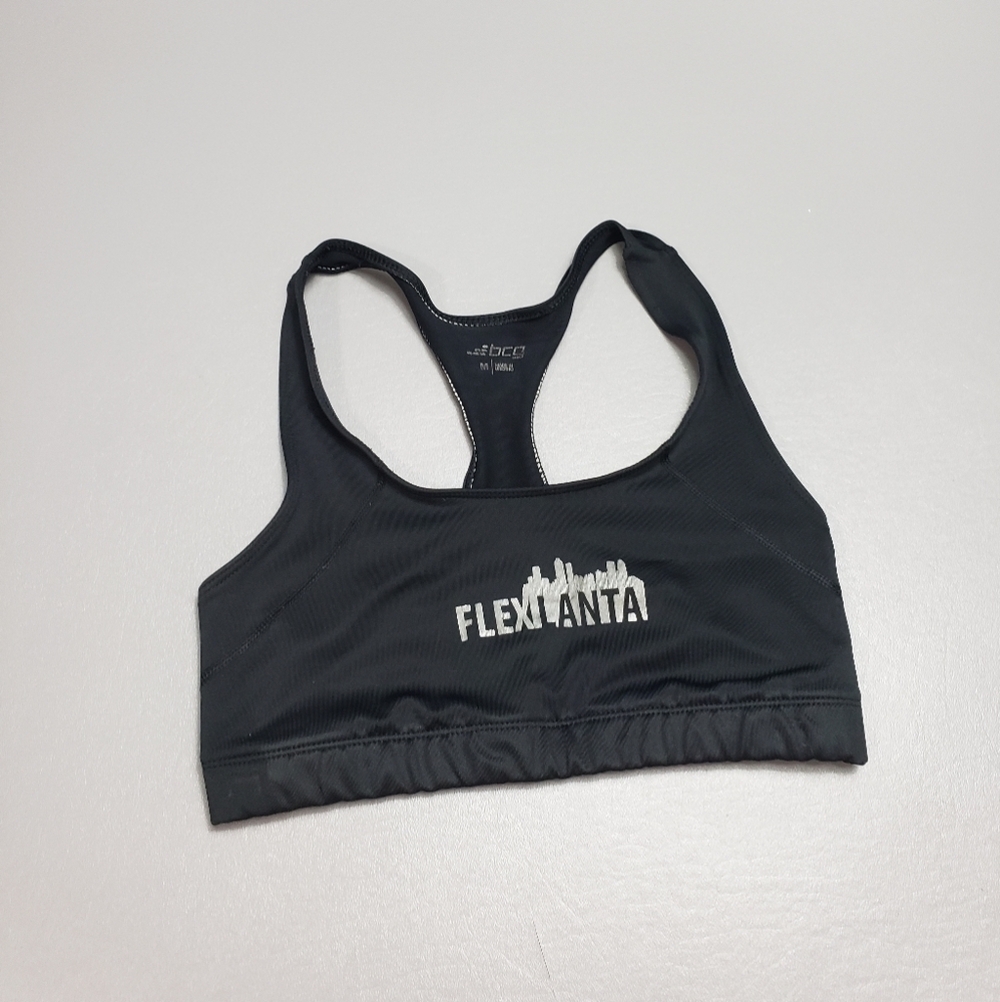BCG flexlanta size medium black sports bra